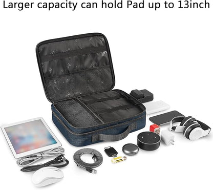 MATEIN Cord Organizer Travel for Men, Large Travel Accessories Changer Case | - Image 3