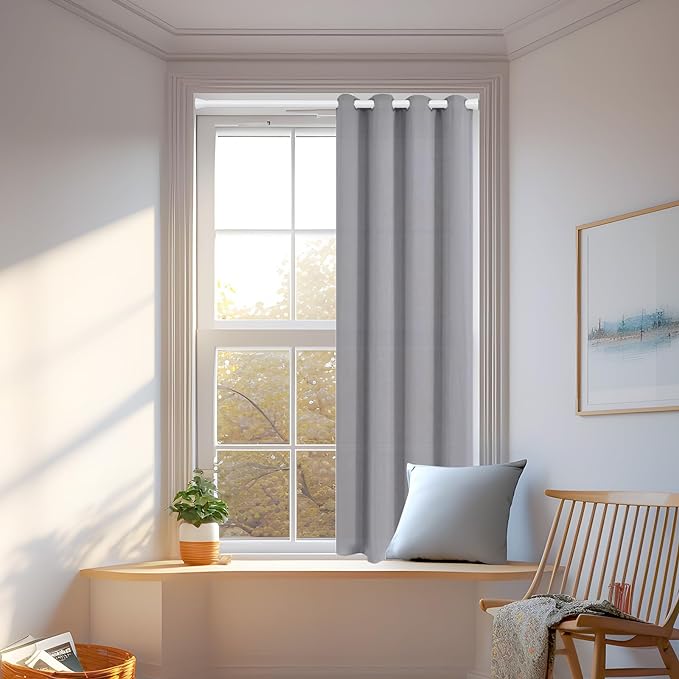 Tension Rods for Windows 28 to 48 Inch 2 Pack Spring Curtain Rods No Drilling - Image 5