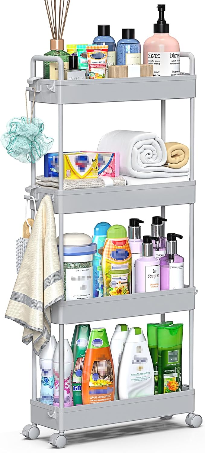 SOLEJAZZ Slim Rolling Storage Cart - Image 7