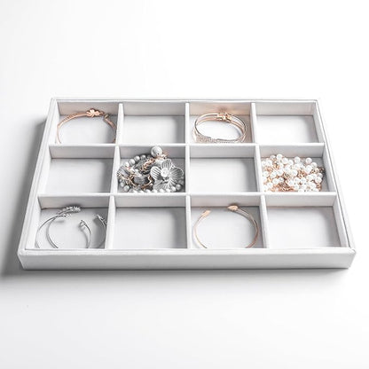 Frebeauty Stackable Velvet Jewelry Organizer Trays - Image 4