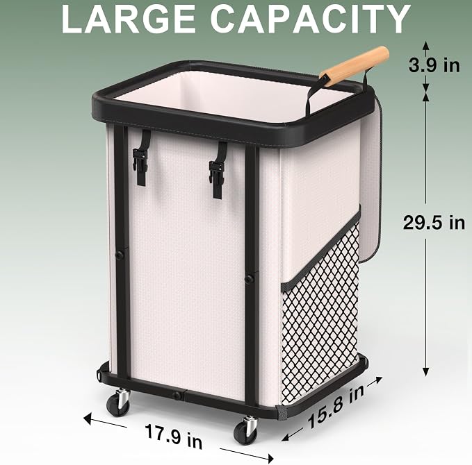 150L Extra Large Fashion Laundry Basket - Image 6