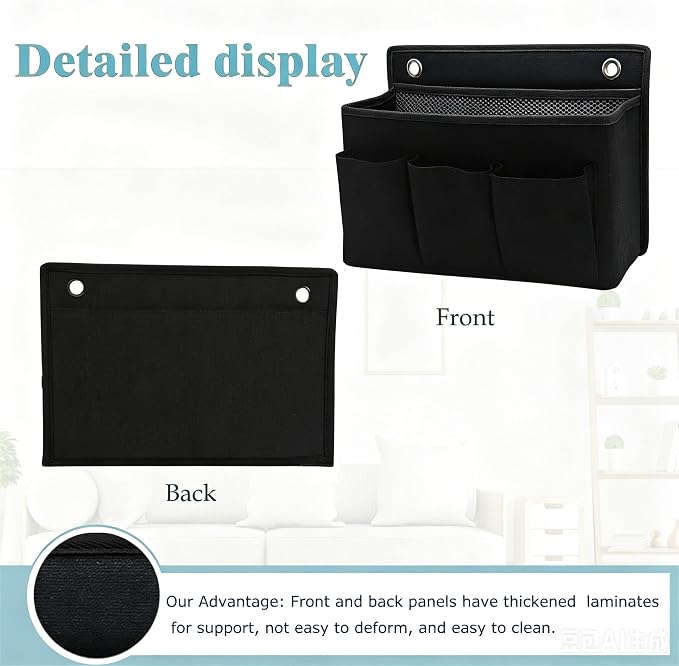 2-Pack Wall Hanging Organizer Bag/Hanging Baskets - Image 5
