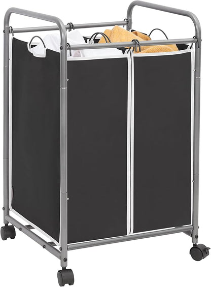 STORAGE MANIAC Laundry Sorter 2 Section, 90L Laundry Hamper by STORAGEMANIAC