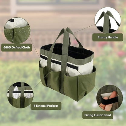 Garden Tool Bag Organizer, Tote Storage Bag - Image 5