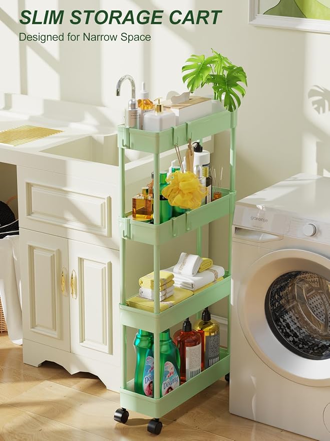 LEHOM 5.1" Slim Storage Cart - Image 8