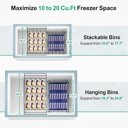 iSPECLE Deep Freezer Organizer Bins - Image 7