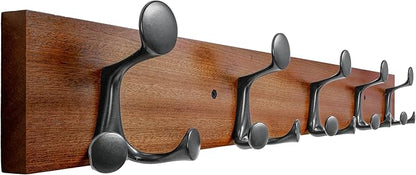 SKOLOO 30-Inch Wood Coat Rack Wall Mount by SKOLOO