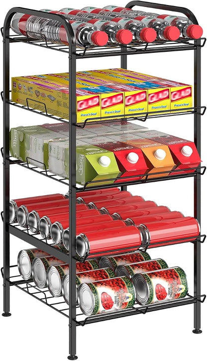 Water Bottle Organizer 5 Tier FreeStanding Water Bottle Storage Shelf by BTY