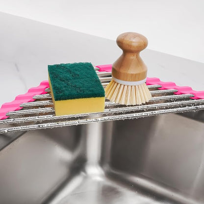 Tomorotec Triangle Roll-Up Dish Drying Rack - Image 4