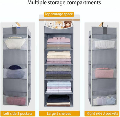 5-Shelf Hanging Closet Organizer and Storage - Image 5