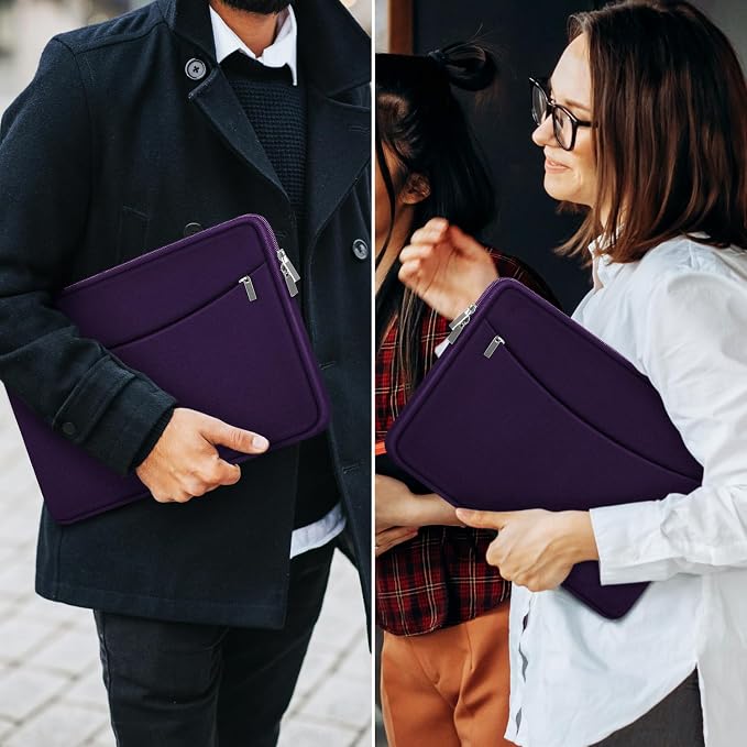 Laptop Sleeve Case 15.6 inch, Shockproof Protective Laptop Cover Carrying - Image 7