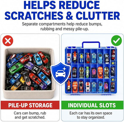 Toy Car Storage Organizer Case Compatible - Image 4