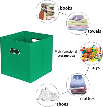 Green Foldable Storage Bins - Image 3