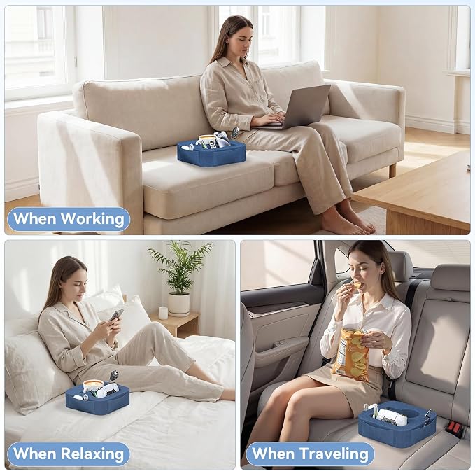 Couch Cup Holder Pillow, Couch Caddy - Image 5