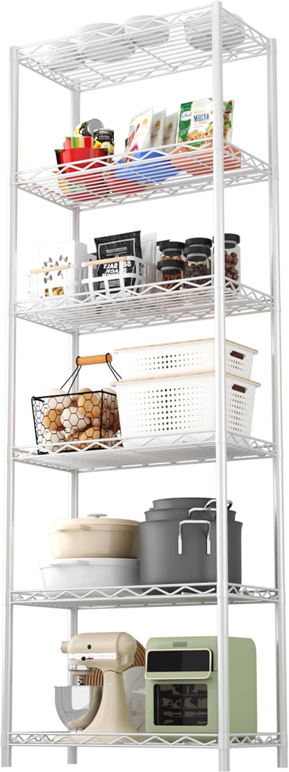 HOMEFORT 6-Tier Wire Shelving, 6 Shelves Unit Metal Storage Rack, Durable by HOMEFORT