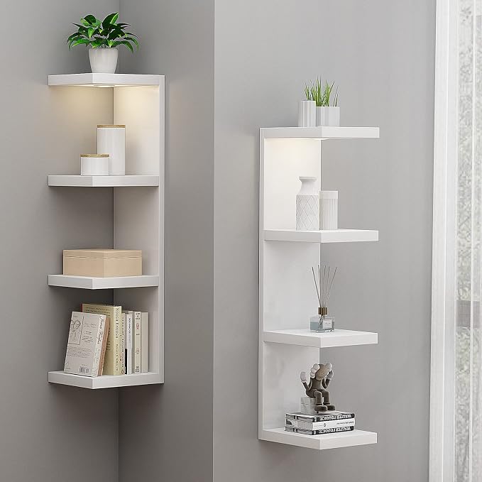 LitaEther Versatile 4 Tier Wall Shelf Unit, Display Floating Shelf - Image 5