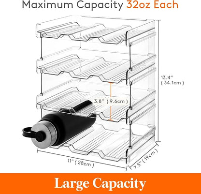 Lifewit 4 Tier Stackable Water Bottle Organizer - Image 6