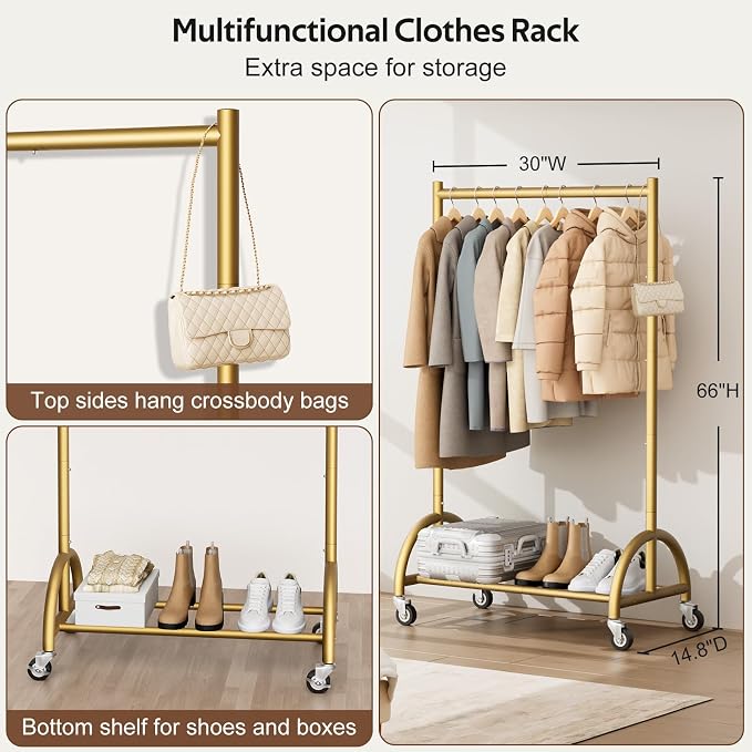 MISSLO Heavy Duty Clothing Rack - Image 5