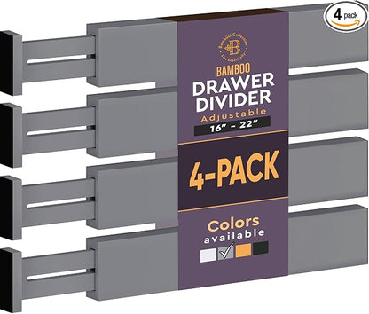 Bambüsi 4 Pack Drawer Dividers by Bamb%C3%BCsi