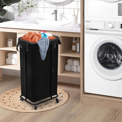 Longzhuo 47.55 Gal Rolling Laundry Basket - Image 8