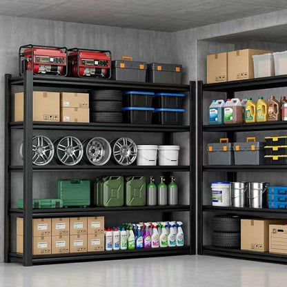 84" H Heavy Duty Metal Storage Shelving, 5000 LBS Capacity - Image 8