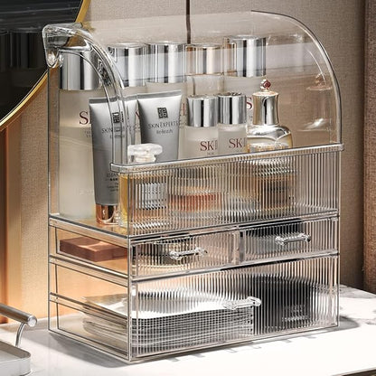 MOOCHI Professional Large Cosmetic Makeup Organizer Bathroom Storage Display - Image 2