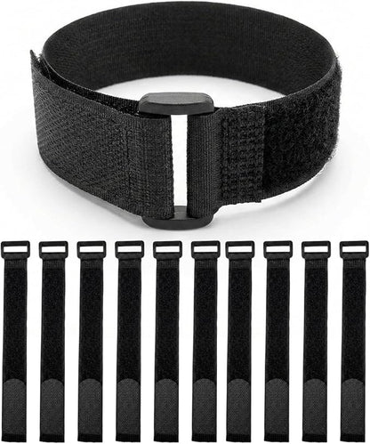 Ysenchan Hook & Loop Straps, Reusable Adjustable Nylon Cinch Cable Straps by Ysenchan