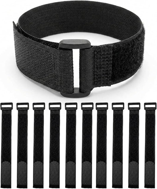 Ysenchan Hook & Loop Straps, Reusable Adjustable Nylon Cinch Cable Straps by Ysenchan