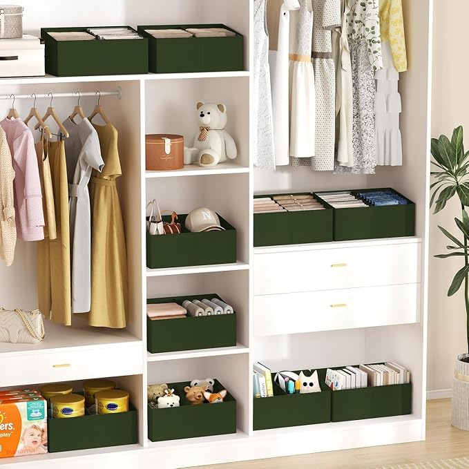 DIMJ Large Closet Shelf Organizer Bins 4 Packs - Image 5