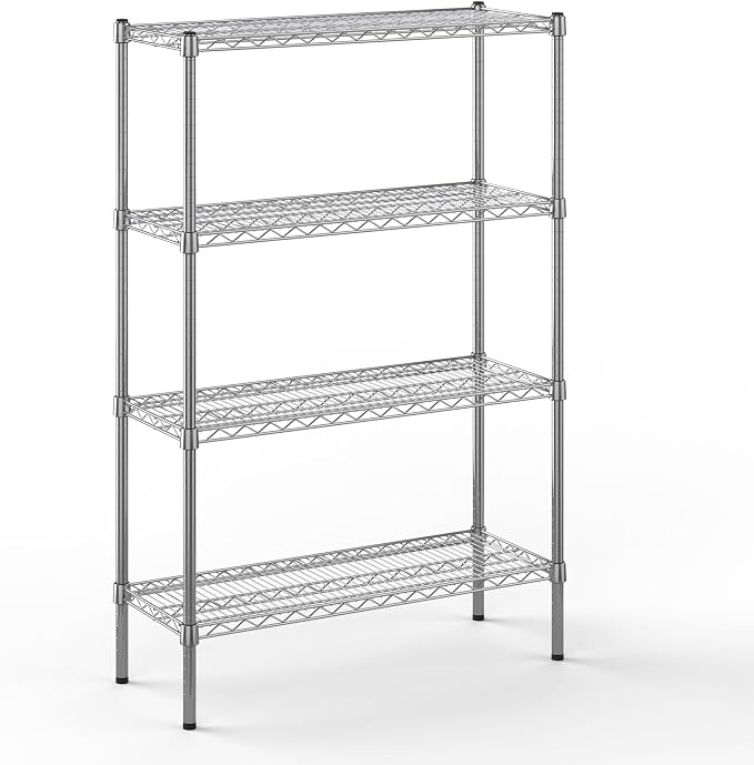 14" Deep x 36" Wide x 54" Height Wire Shelving Kit | 4-Tier | NSF Commercial by Regal+Altair