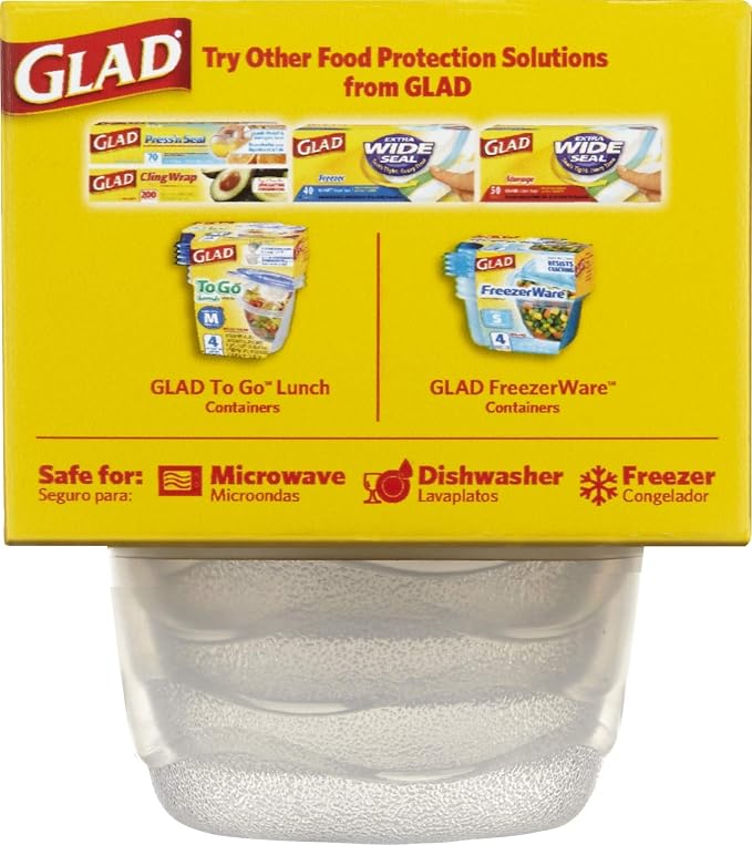 Glad GladWare Mini Round Food Storage Containers - Image 4