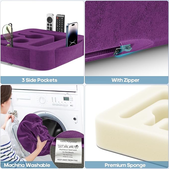 Couch Cup Holder Pillow, Sofa and Bed Caddy - Image 6