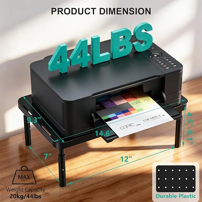 WALI Computer Monitor Stand for Desk, Adjustable Laptop Riser, Desk Monitor - Image 2