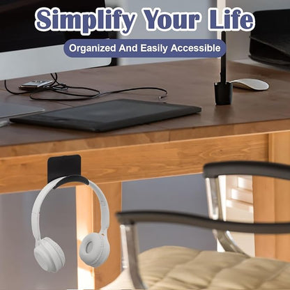 60pcs headphone hanger wall headphone hooks wall mounting hooks Adhesive Gaming - Image 2