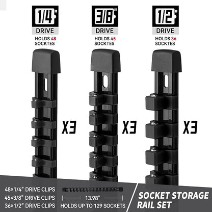 Socket Organizer Drive ABS Tools - Image 2