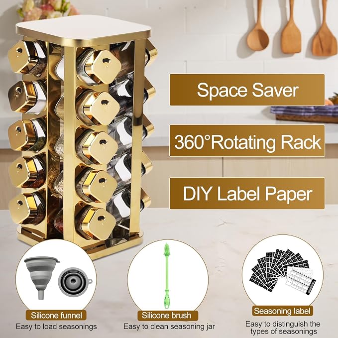 Kitchen stainless steel spice rack - Image 5