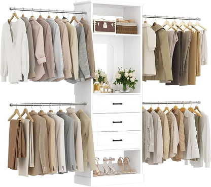 Unikito Closet System, 4FT - 9FT Closet Organizer by Unikito