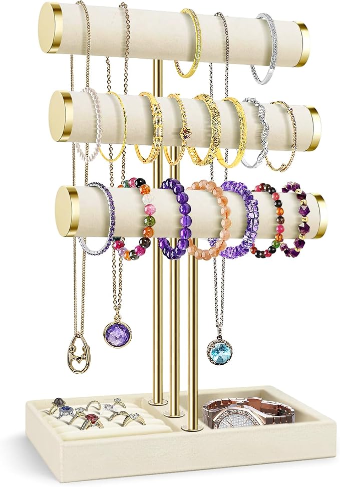 Flexzion 3 Tier Bracelet Holder Display Stand by Flexzion