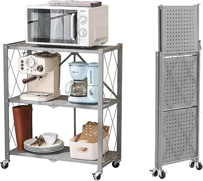 BRIAN & DANY 3-Tier Foldable Storage Shelves by BRIANDANY
