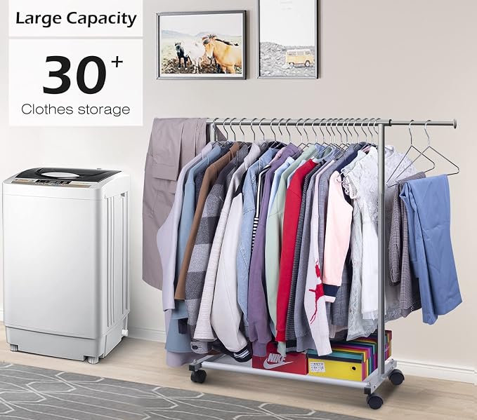 MISSLO Short Clothing Racks for Hanging Clothes - Image 7