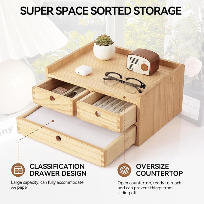 KIRIGEN Wood Organizer Shelf - Image 4