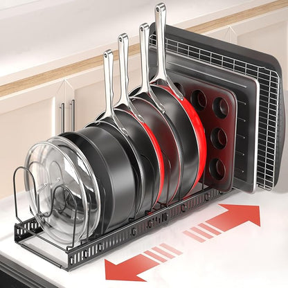 ORDORA Pots and Pans Organizer under Cabinet - Image 2