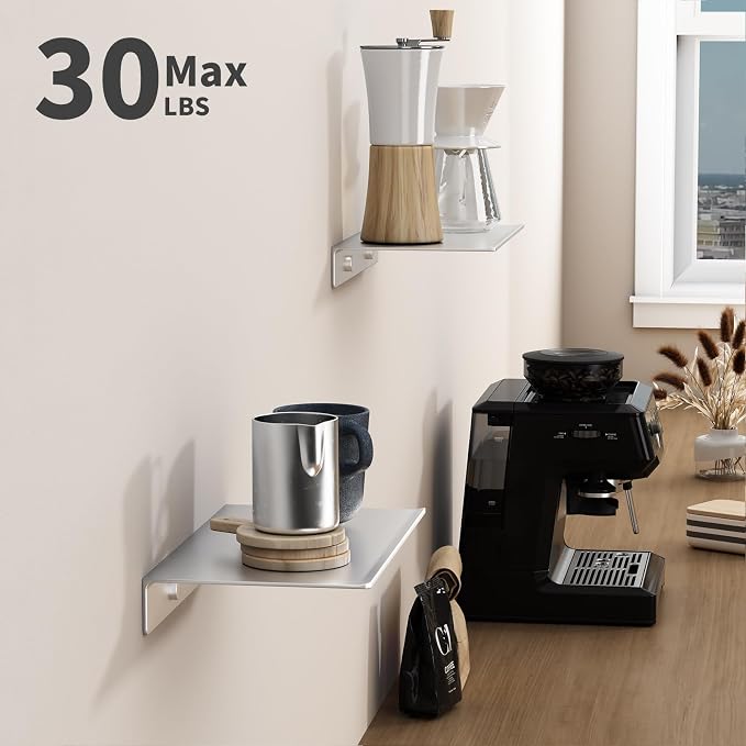 Danpoo 8 inch Small Floating Shelves - Image 4