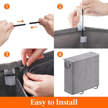 Lifewit Triple Laundry Hamper - Image 4