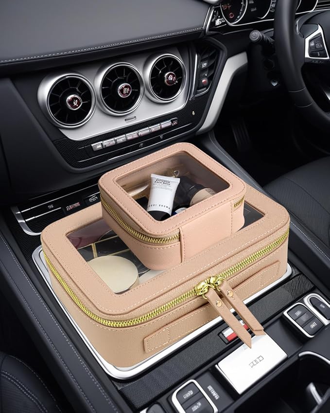 Travel Clear Makeup Bag Set, TSA Approved Cosmetic Bag Case - Image 6