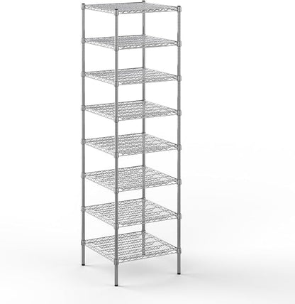 24" Deep x 24" Wide x 86" Height Wire Shelving Kit | 8-Tier | NSF Commercial by Regal+Altair