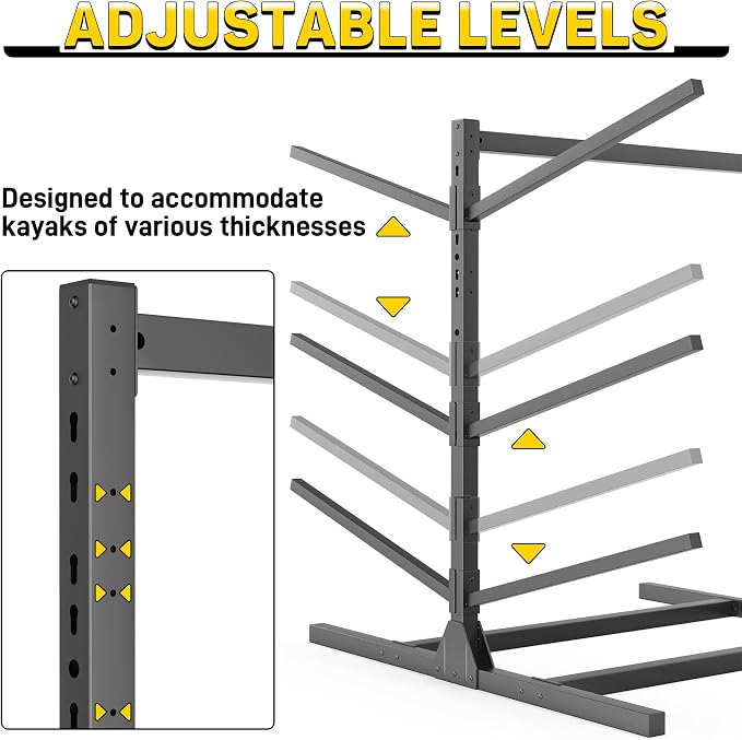 Ultrawall Kayak Storage Rack, Freestanding Kayak Racks - Image 3