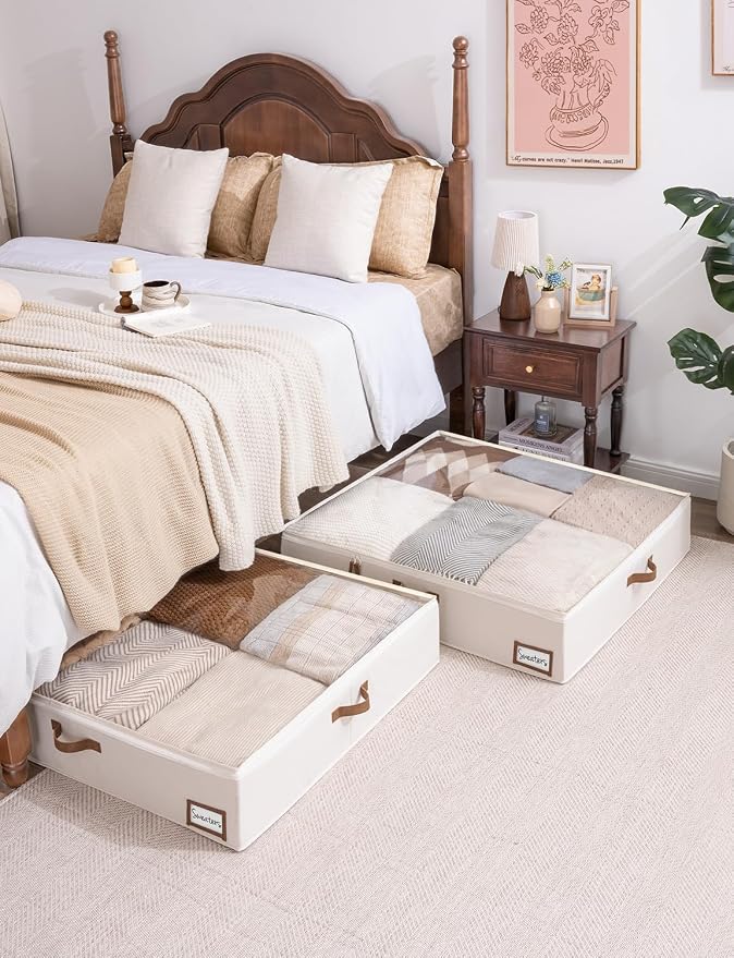 StorageWorks Underbed Storage Box, Under Bed Clothes Organizer - Image 6
