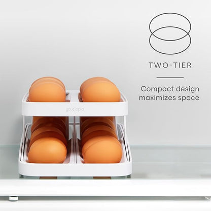 YouCopia RollDown® Egg Dispenser, Rolling Eggs Dispenser and Organizer - Image 4