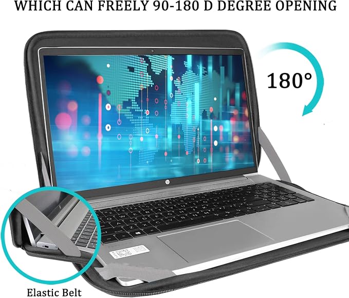 Laptop Sleeve Bag 15.6 inch, BOOEUDI Shockproof Protective Computer Carrying - Image 2